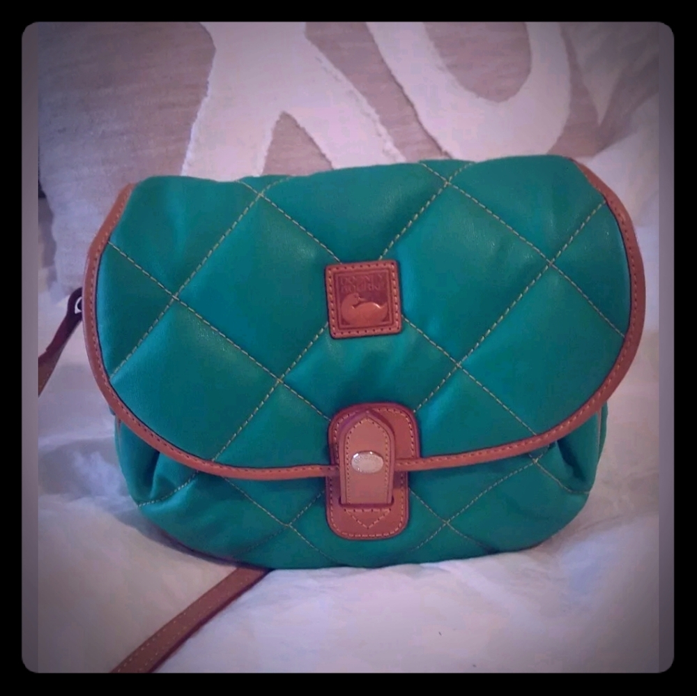 Dooney and Bourke green crossbody bag